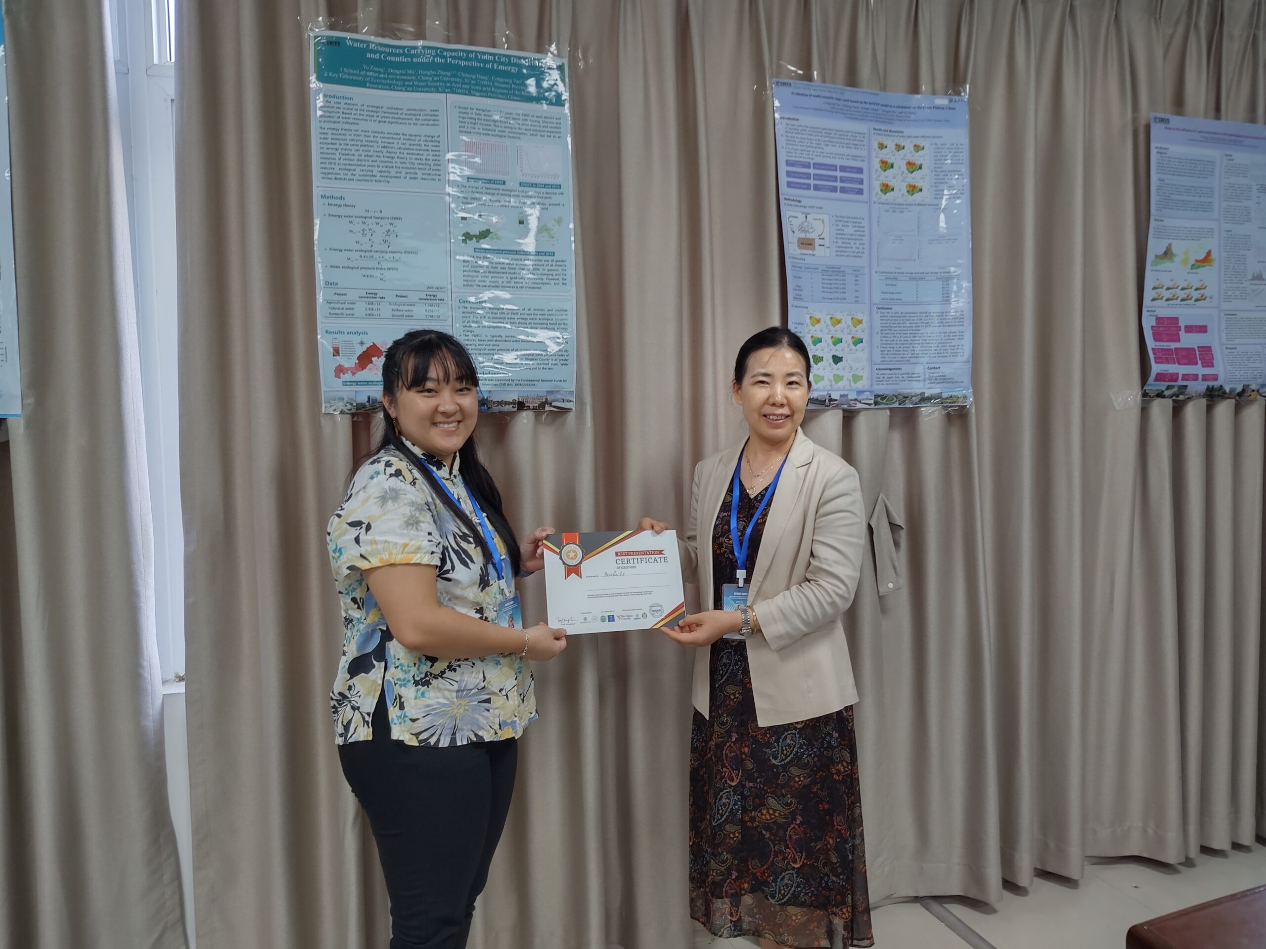 Read more about the article WERI EV Graduate Student Awarded <br>Best Presentation at ICESD 2023